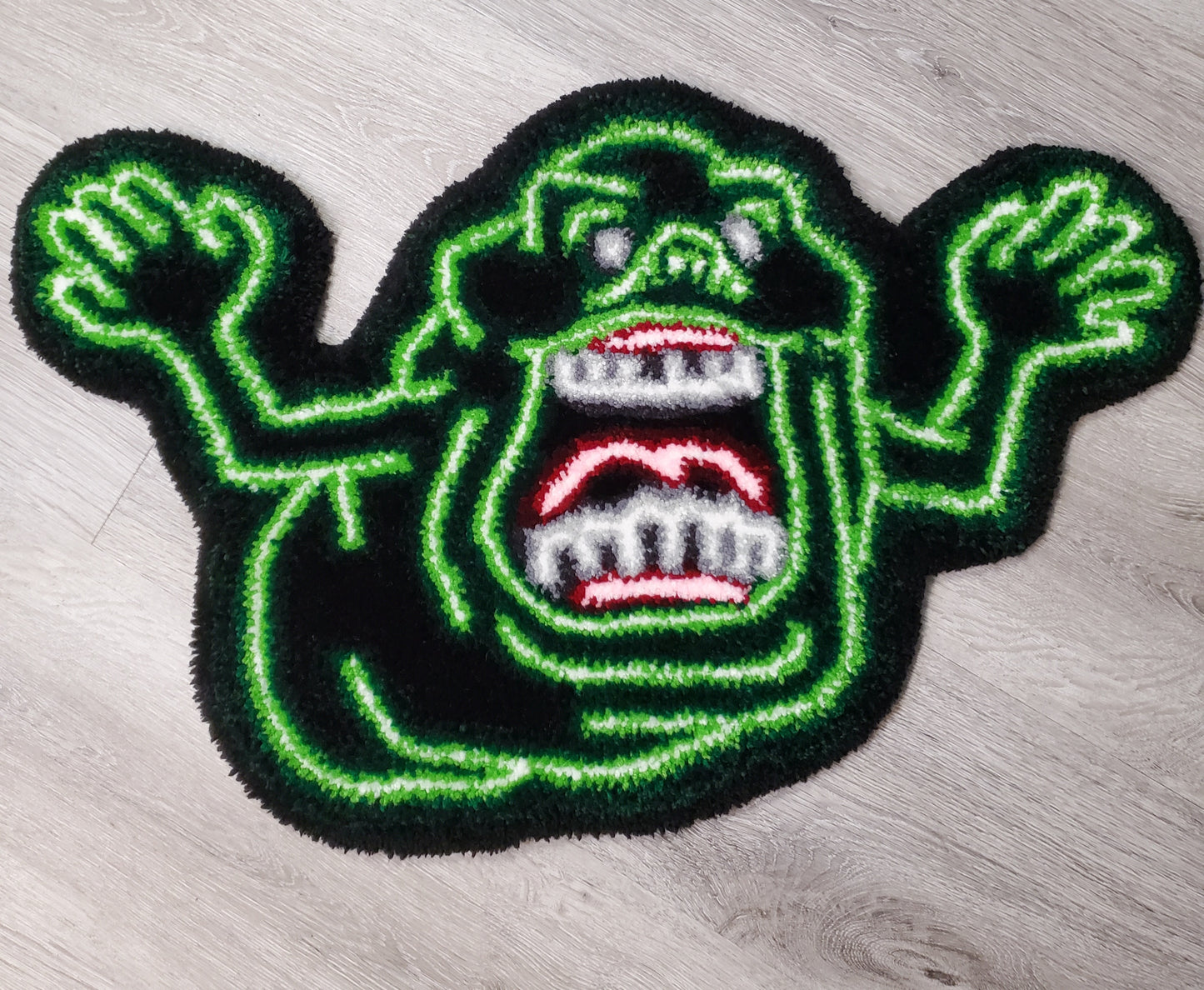Neon Sign Slimer Rug